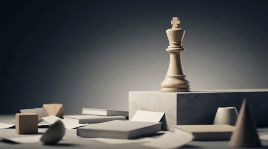 Symbolische Darstellung von Content-Marketing Thought Leadership und strategischer Positionierung